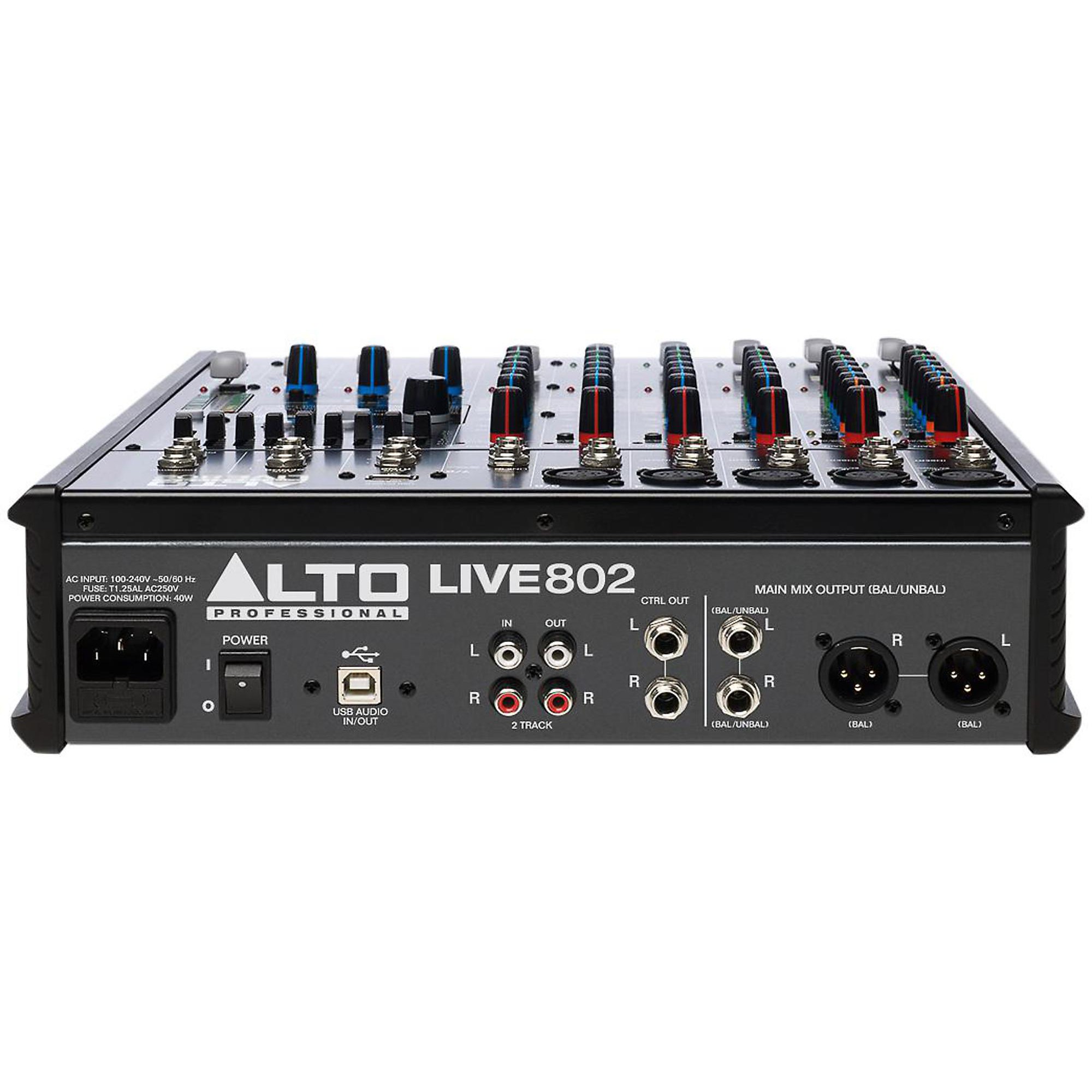 Open Box Alto LIVE 802 8-Channel 2-Bus Mixer | Guitar Center