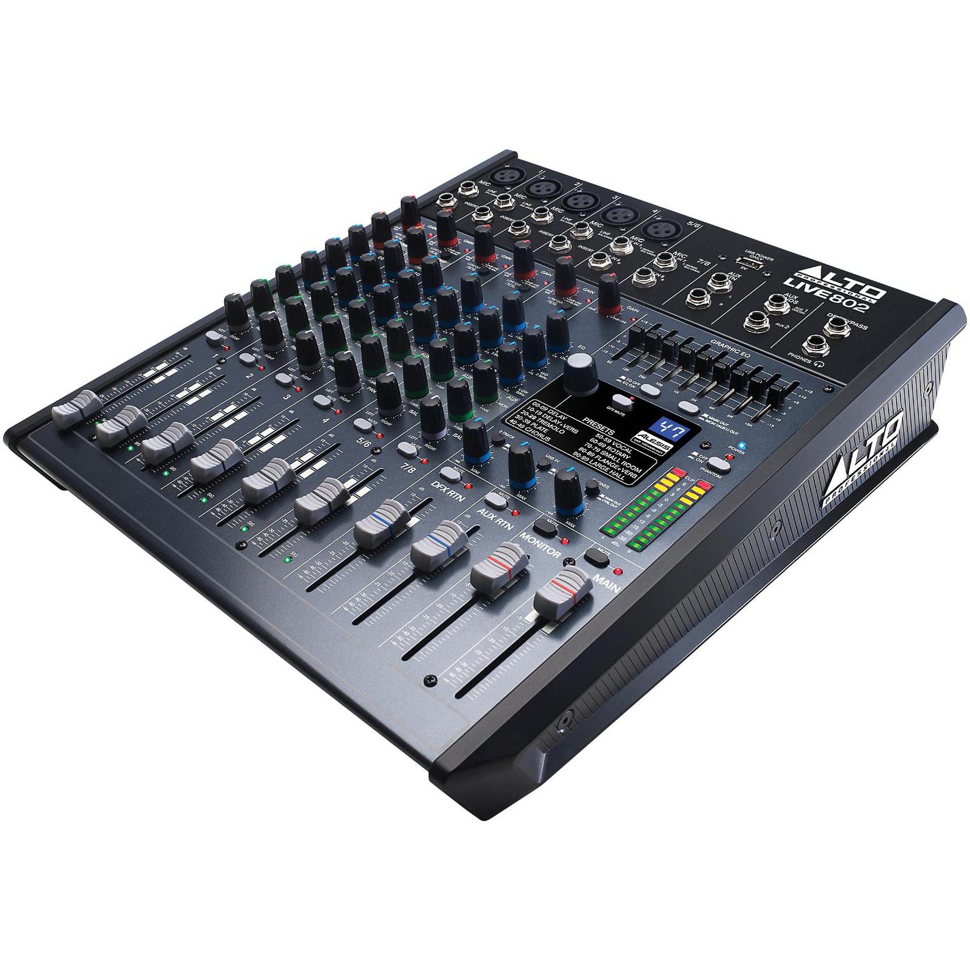 Open Box Alto LIVE 802 8-Channel 2-Bus Mixer | Guitar Center