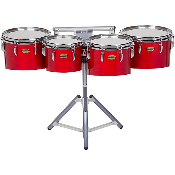 Yamaha 8300 Series Field-Corp Series Marching Tenor Quad 10, 12, 13 and 14 in. Red Forest