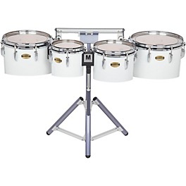 Yamaha 8300 Series Field-Corp Series Ma... Yamaha 8300 Series Field-Corp Series Marching Tenor Quad 8/10/12/13 in. White wrap