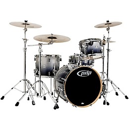 PDP by DW Concept Maple 4-Piece Shell Pack Silver to Black Fade