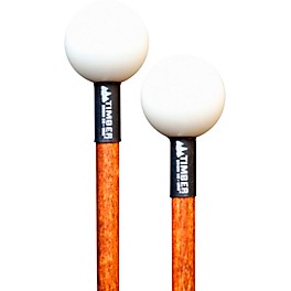 Timber Drum Company Hard Poly Mallets With Solid Hardwood Handles Birch Handles