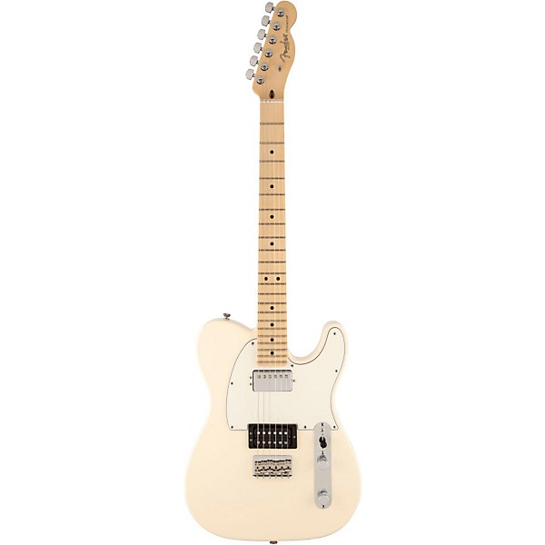Fender American Standard Maple Fingerboard HH Telecaster Electric Guitar Olympic White