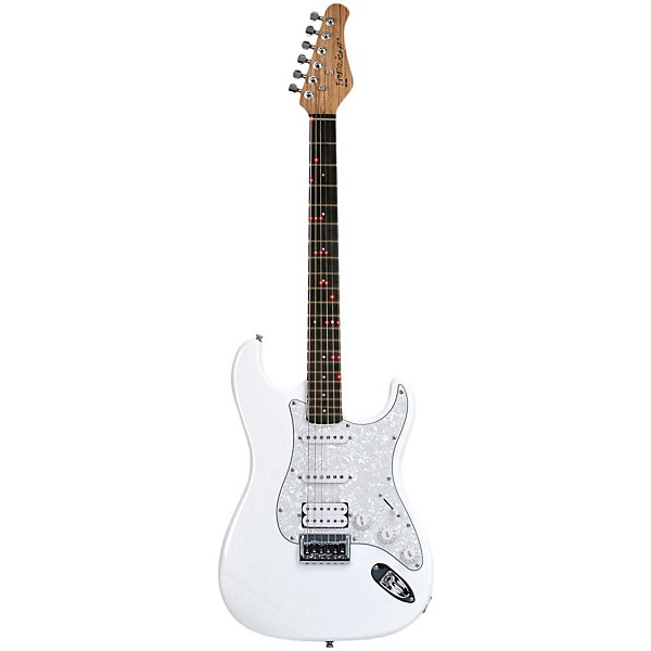 Open Box Fretlight FG-521 Electric Guitar with Built-in Lighted Learning System Level 1 White