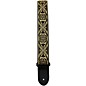 Perri's Premium Jaquard Weaved on Webbing Backing Guitar Strap Gold Tribal 2 in. thumbnail