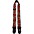 Perri's Premium Jaquard Weaved on W... Perri's Premium Jaquard Weaved on Webbing Backing Guitar Strap Red Metallic Rose 2 in.