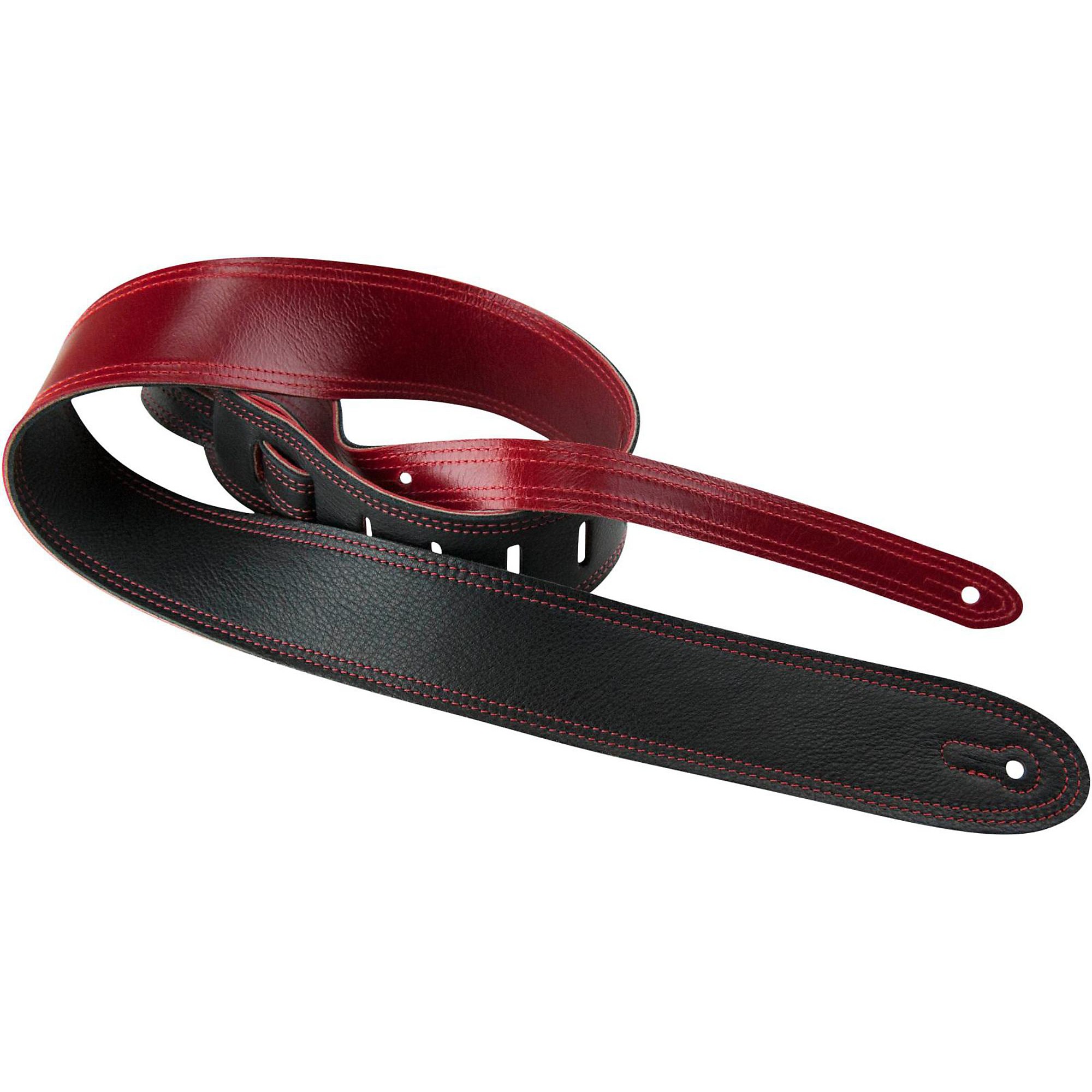 Perri's Leathers Ltd. Deluxe Soft Italian Leather Guitar on sale Strap, 2 inches Wide, Extra Long Adjustable Length 44