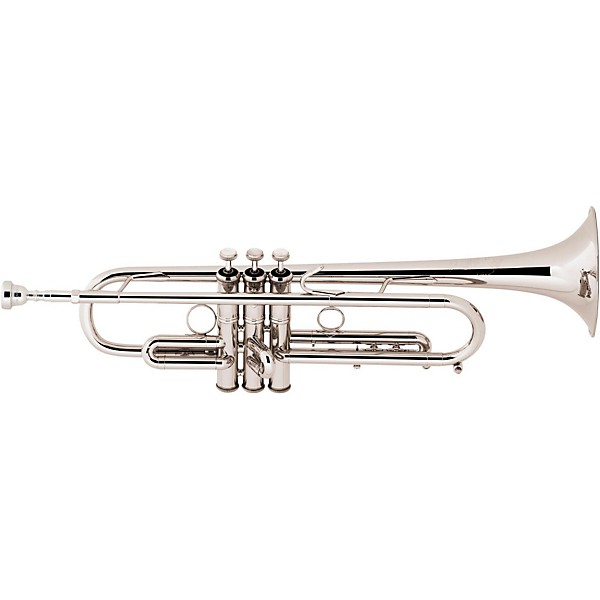 Open Box Bach LT190L1B Stradivarius Commercial Series Bb Trumpet Level 2 LT190SL1B Silver 197881122737