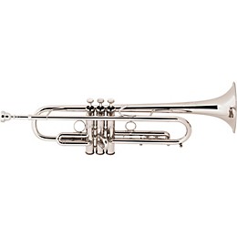 Open Box Bach LT1901B Stradivarius Commercial Series Bb Trumpet Level 2 LT190S1B Silver 190839700315