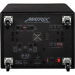 Open Box B-52 MATRIX-1500 1200-Watt 15 Sub & Two 10 2-Way Three Piece Active Speaker System Level 2  888365324746