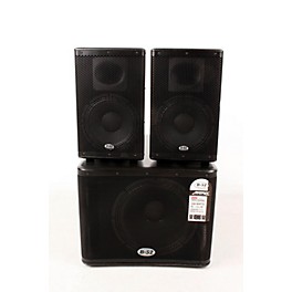 null B-52 MATRIX-1500 1200-Watt 15 Sub & Two 10 2-Way Three Piece Active Speaker System Level 3  888365327167