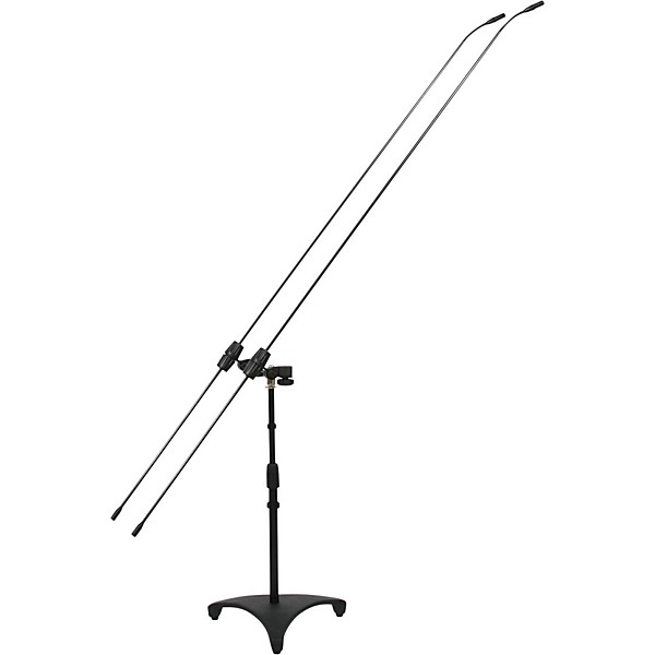 Galaxy Audio CBM-362D Dual Carbon Fiber Mics with 62" Stand and Base