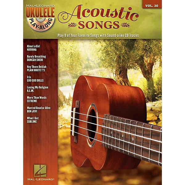 Hal Leonard Acoustic Songs - Ukulele Play-Along Vol. 30 Book/CD