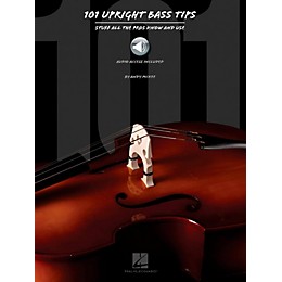 Hal Leonard 101 Upright Bass Tips - Stuff All The Pros Know and Use Book w/ Online Audio