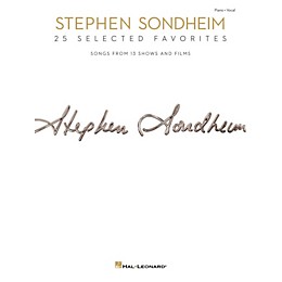 Hal Leonard Stephen Sondheim - 25 Selected Favorites for Piano/Vocal/Guitar