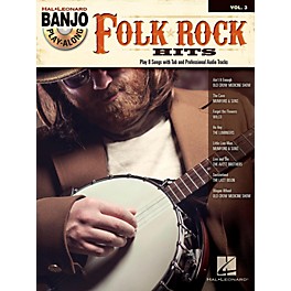 Hal Leonard Folk/Rock Hits Banjo Play-Along Volume 3 Book/CD