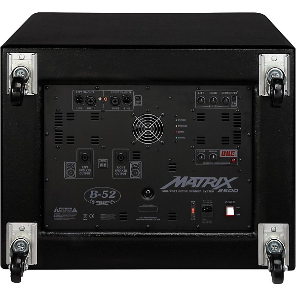 Open Box B-52 MATRIX-2500 3-Piece Active Speaker System Level 1
