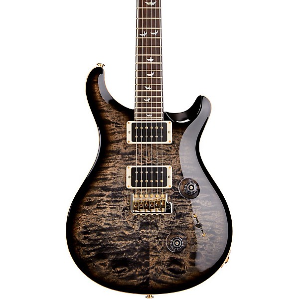 PRS 30th Anniversary Custom 24 Quilted Maple 10 Top Electric Guitar Charcoal Burst