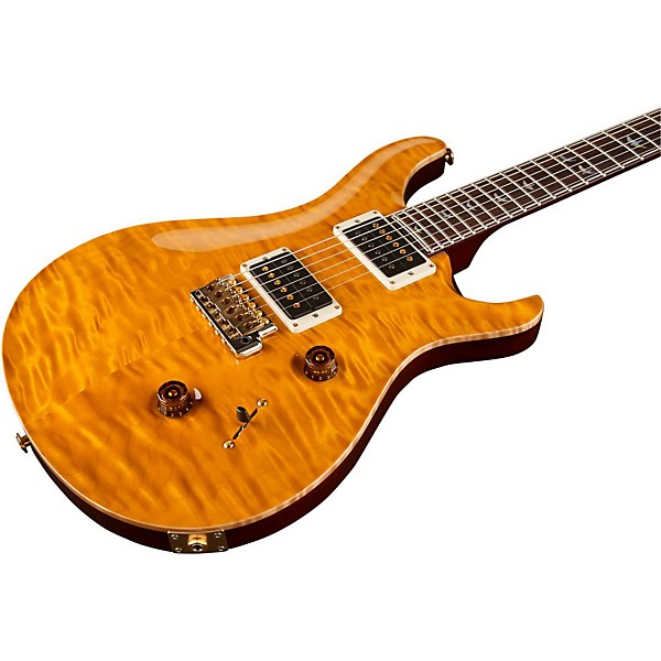 PRS 30th Anniversary Custom 24 Quilted Maple 10 Top Electric Guitar Faded Vintage Yellow