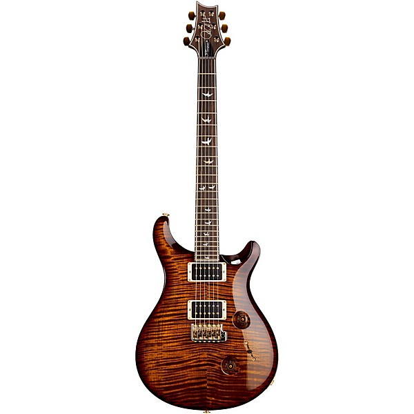 PRS 30th Anniversary Custom 24 Figured Maple 10 Top Electric Guitar Black Gold Wrap Burst
