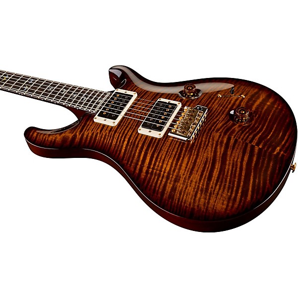 PRS 30th Anniversary Custom 24 Figured Maple 10 Top Electric Guitar Black Gold Wrap Burst