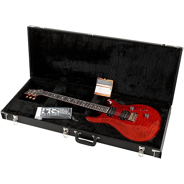 PRS 30th Anniversary Custom 24 Figured Maple 10 Top Electric Guitar Scarlet Red