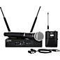 Shure Wireless Bodypack and Vocal Combo System with WL185 and SM58 Band H50 thumbnail