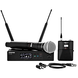Shure Wireless Bodypack and Vocal Combo System with WL185 and SM58 Band X52