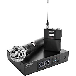 Shure Wireless Bodypack and Vocal Combo System with WL185 and SM58 Band J50A