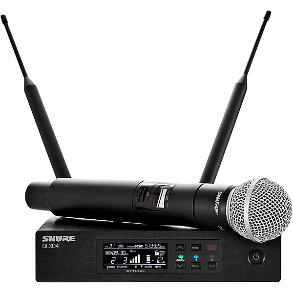 Moist building Foreword Shure QLX-D Digital Wireless System with SM58 Dynamic Microphone Band H50 |  Guitar Center