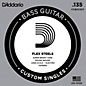 D'Addario FlexSteel Long Scale Tapered Single Bass Guitar String (.135) thumbnail