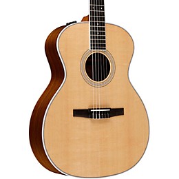 Taylor 400 Series 414e-N Grand Auditorium Nylon String Acoustic-Electric Guitar Natural