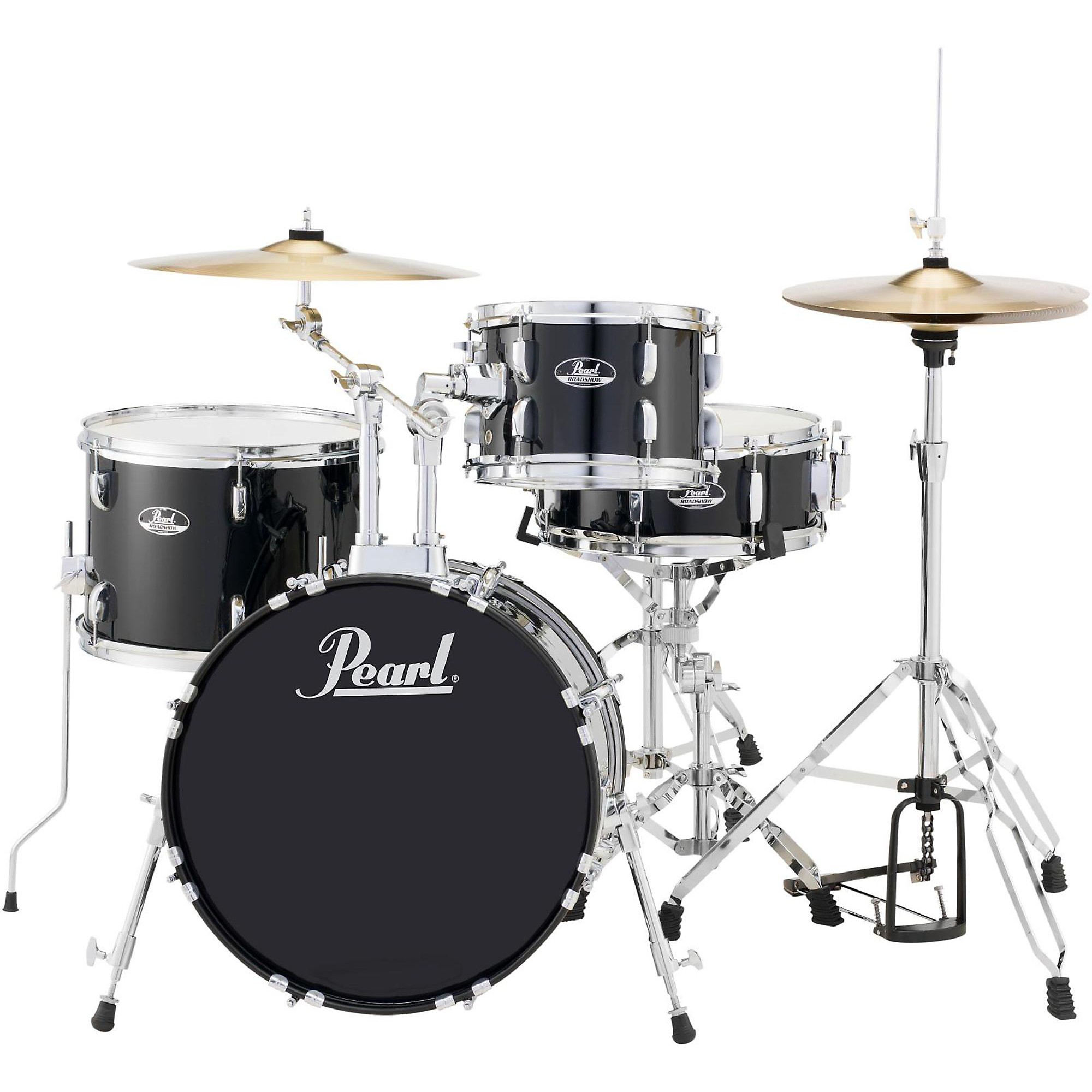 Charcoal Pearl RS584CC706 Roadshow 4-Piece Drum Set
