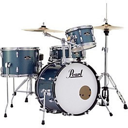 Pearl Roadshow 4-Piece Jazz Drum Set Aqua Blue Glitter Pearl Roadshow 4-Piece Jazz Drum Set Aqua Blue Glitter