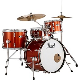 Pearl Roadshow 4-Piece Jazz Drum Set Aqua Blue Glitter Pearl Roadshow 4-Piece Jazz Drum Set Burnt Orange Sparkle