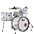 Pearl Roadshow 4-Piece Jazz Drum Set Aqua Blue Glitter Pearl Roadshow 4-Piece Jazz Drum Set Pure White