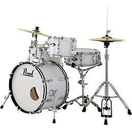 Pearl Roadshow 4-Piece Jazz Drum Set Pure White