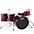 Pearl Roadshow 5-Piece Rock Drum Set Jet Black Pearl Roadshow 5-Piece Rock Drum Set Wine Red