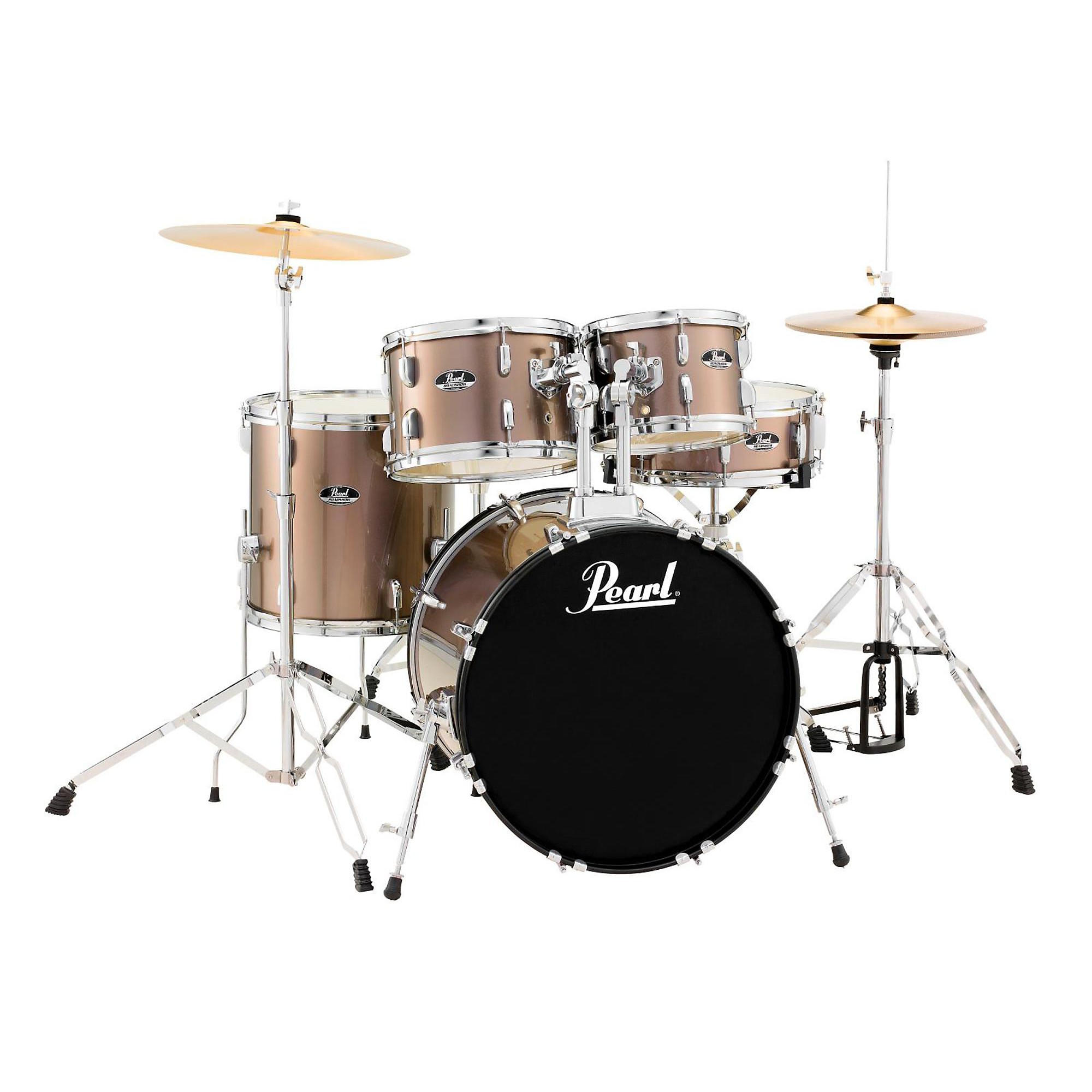 Pearl Roadshow 5-Piece Fusion Drum Set Bronze Metallic | Guitar Center