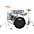 Pearl Roadshow 5-Piece Fusion Drum Set Wine Red Pearl Roadshow 5-Piece Fusion Drum Set Charcoal Metallic