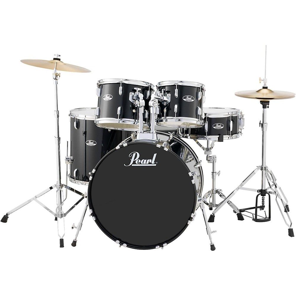 Pearl Roadshow RS525SC/C31 5-Piece Drum Set, Jet Black( Box 1 Of 2 Only Incomplete)