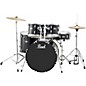 Pearl Roadshow 5-Piece New Fusion Drum Set Jet Black thumbnail