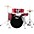 Pearl Roadshow 5-Piece New Fusion Drum Set Pure White Pearl Roadshow 5-Piece New Fusion Drum Set Wine Red