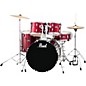 Pearl Roadshow 5-Piece New Fusion Drum Set Wine Red thumbnail