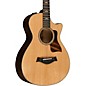 Taylor 600 Series 612ce 12-Fret Grand Concert Acoustic-Electric Guitar Natural thumbnail