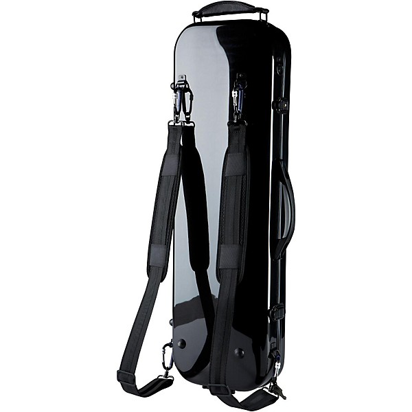 The String Centre Fiberglass Oblong Violin Case 4/4 Black