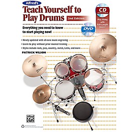 Alfred Alfred's Teach Yourself to Play Drums (2nd Edition) Book CD & DVD