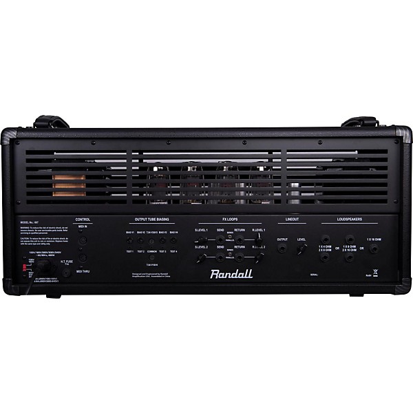 Open Box Randall 667 120W Guitar Tube Amp Head Level 1 Black