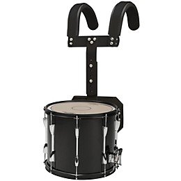 Open Box Sound Percussion Labs Marching Snare Drum with Carrier Level 1 14 x 12 Black