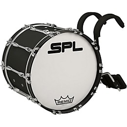 Open Box Sound Percussion Labs Birch Marching Bass Drum with Carrier Level 1 20 x 14 Black